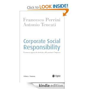 Corporate Social Responsibility Un nuovo approccio strategico alla 