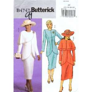  Butterick 4747 Sewing Pattern Full Figure Capelet Jacket 
