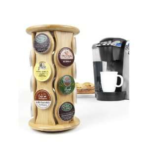 Keurig by Capital Products Bamboo Carousel K Cup Holder  