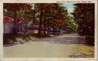 Postcard 163894 Edgewater Park Celina OH Cabins  