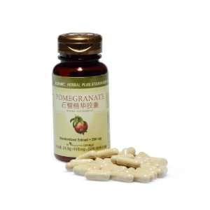  GNC Herbal Plus Pomegranate, 200mg, Vegetarian Capsules 
