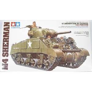  US Medium M4 Sherman 1/35 Scale by Tamiya Toys & Games