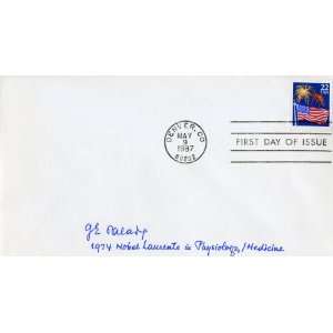  George Palade Autographed Commemorative Philatelic Cover 