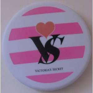  Victorias Secret Compact Round Mirror (White with Pink 