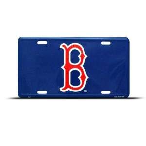  Boston Red Sox Socks Mlb Blue Metal Sport License Plate 