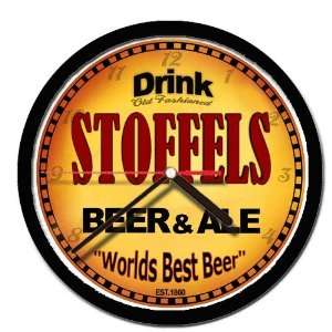  STOFFELS beer and ale cerveza wall clock 