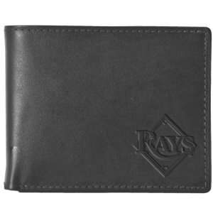  Pangea MLB Tampa Bay Devil Rays Black Leather Wallet 