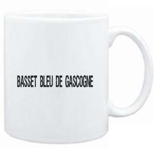 Mug White  Basset Bleu De Gascogne  SIMPLE / CRACKED / VINTAGE / OLD 