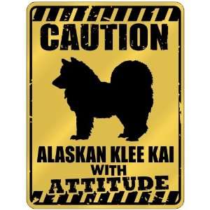    Alaskan Klee Kai With Attitude  Parking Sign Dog