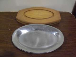 PR OF FAJITA / STEAK PLATES   MADE BY WEST WOOD PRODUCTS  