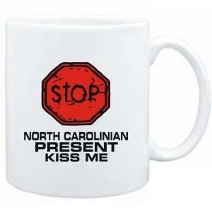  Mug White  STOP  North Carolinian START KISSING  Usa 