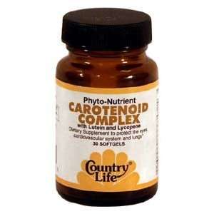  Carotenoid Complex 30 Capsules Country Life Health 