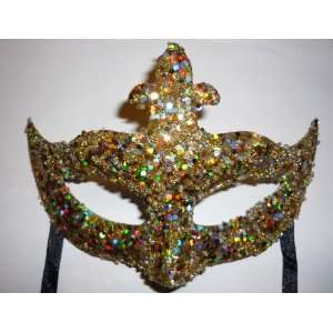   Costume Mask   Accesories for Costumes  Gold Color Masquerade Mask