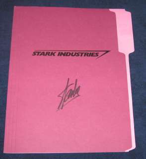   Original Movie Prop Signed by Stan Lee ~Colonel Rhodes Dossier File