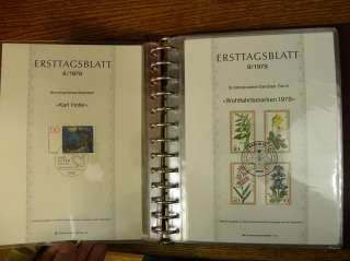 Berlin First Day Issues 1978 80 Collection H911  