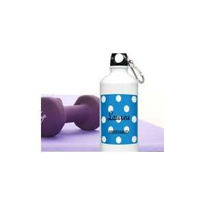  Personalized Polka Dot Water Bottle ( Variety of Colors 