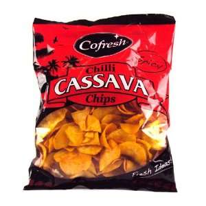 Cofresh Cassava Chilli Chips 180g  Grocery & Gourmet Food