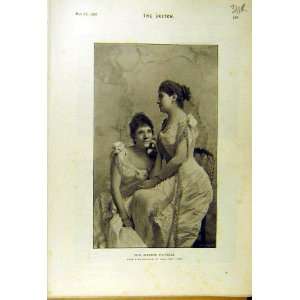  1895 Sisters Ravogli Portrait Trafalgar Theatre Perry 