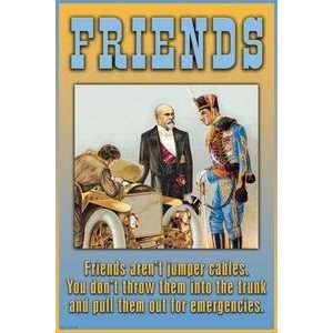 Friends   12x18 Framed Print in Gold Frame (17x23 finished 