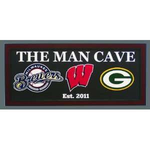  Man Cave Sign  Wisconsin