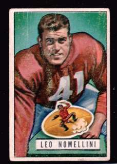 1951 Bowman #140 Leo Nomellini (49ers) GOOD  