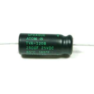 Sprague Atom 25uF 50V electrolytic capacitor tube amp  