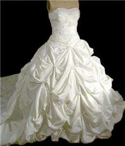Wedding Dress Bridal sz 12 Carmon Gown #63 In Stock  