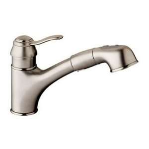    GROHE ASHFORD SATIN PULL OUT SPRAY KITCHEN FAUCET
