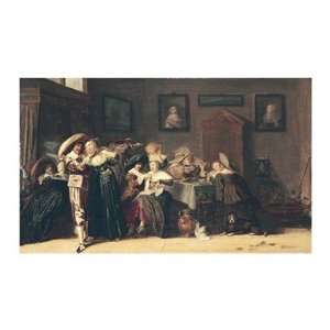  An Elegant Company Carousing In An Interior by Dirk Hals 