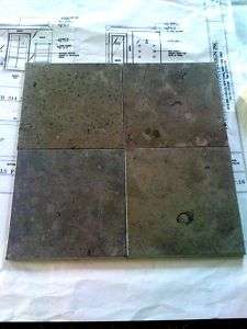 Lagos Blue Limestone Tiles 6X6 SPECIALTY ITEM $0.75 ea.  
