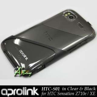   *Limited*Aprolink HTC Sensation Z710e XE case   Clear & Black  