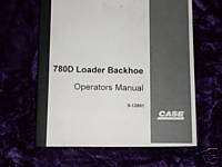 Case 780D Loader Backhoe Operators Manual  