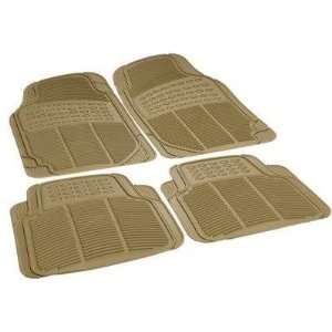  CAR VAN SUV TRUCK RUBBER FLOOR MATS FOR 2 ROWS ALL WEATHER 