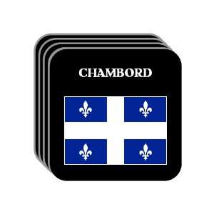  Quebec   CHAMBORD Set of 4 Mini Mousepad Coasters 