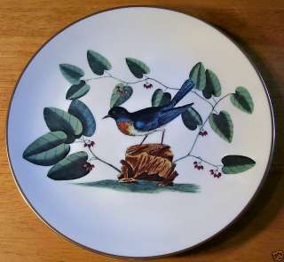 The Bluebird (by Mark Catesby) Collector Plate, Gorham  