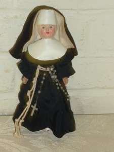 Vintage 8 Catholic NUN DOLL Hand Made Clothes Rosary HP  