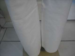 AUTHENTIC RALPH LAUREN CATLIN CLASSIC STRAIGHT LEG WOMEN WHITE PANTS 