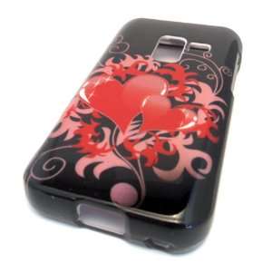  Samsung Galaxy Attain 4G R920 Black Red Heart Tattoo 