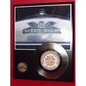  R E O SPEEDWAGON GOLD RECORD LIMITED EDITION DISPLAY 