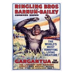 Ringling Brothers Gargantua the Great Giclee Poster Print, 32x44 