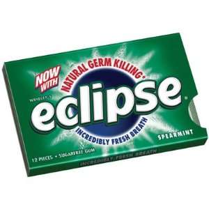 Eclispse Spearmint Gum 12 Count  Grocery & Gourmet Food