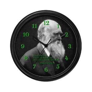  Charles Darwin Quote Atheist Wall Clock by 