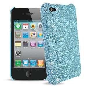  Femeto Light Blue Sparkle Glitter Hard Case for Apple 