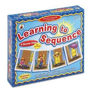   To Sequence 4 Scene Set, 48 Picture Cards, PreK 3