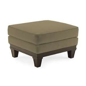  Williams Sonoma Home Chatelet Ottoman, Faux Suede, Grey 