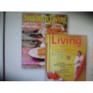   Southern Living Magazine and 4 Monthly Issues of Martha Stewart Living