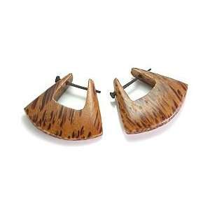  WOOD Cheaters # 111   Stirrups Natural Body Jewelry 