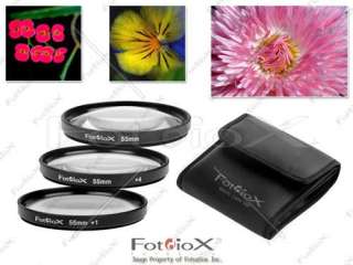 Close up Macro Lens Filter Kit for Sony Alpha A100,A200  