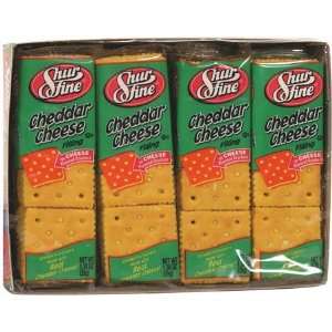Shurfine Cheese on Cheese Flavored Crackers   12 Pack  