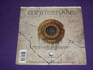 Whitesnake Here I Go Again Rare 7 45 RPM Vinyl & Picture Sleeve David 